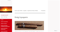 Desktop Screenshot of cigarfan.net