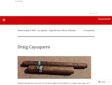 Tablet Screenshot of cigarfan.net
